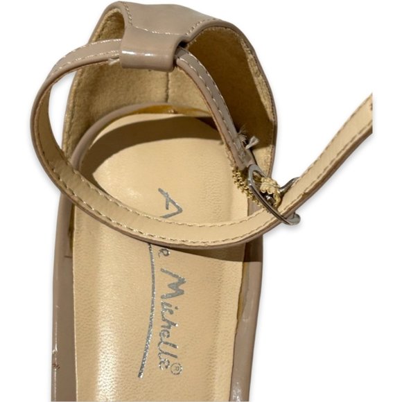 Anne Michelle Women's Nude High Heel Ankle Strap Open Toe Size 10 - Picture 9 of 13